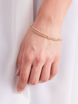 Bransoleta w kolorze złota Yups dbi0480.R06