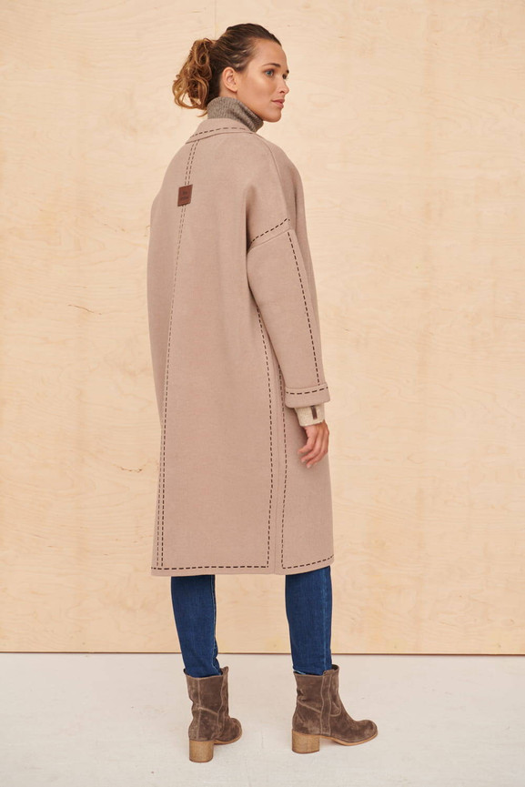 Płaszcz latte Blue Shadow cxp0898.S80