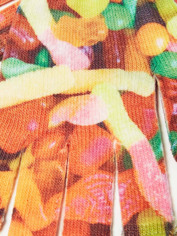 Rękawiczki pomarańczowe Yups bx3667.R07