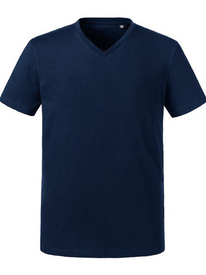 Koszulka męska Pure Organic V-Neck Russell
