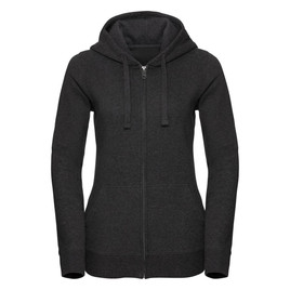Damska bluza Authentic Melange Zipped Hooded Sweat Russell