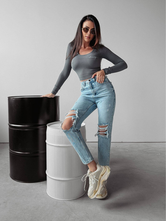 Antracytowa bluzka JAIDA OLAVOGA