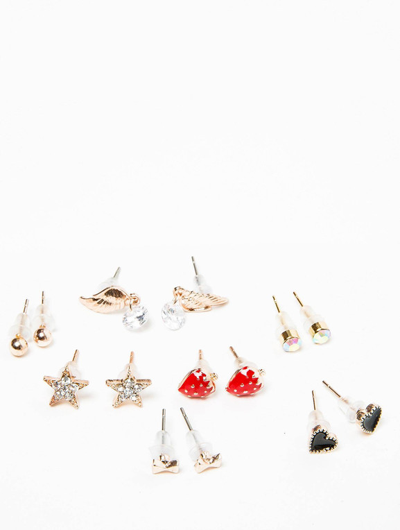 Kolczyki w kolorze złota Yups dbi0447.R00