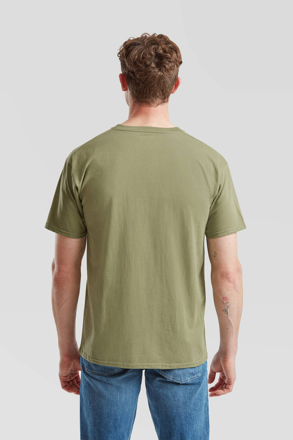 Oliwkowa koszulka męska Valueweight Fruit of the Loom