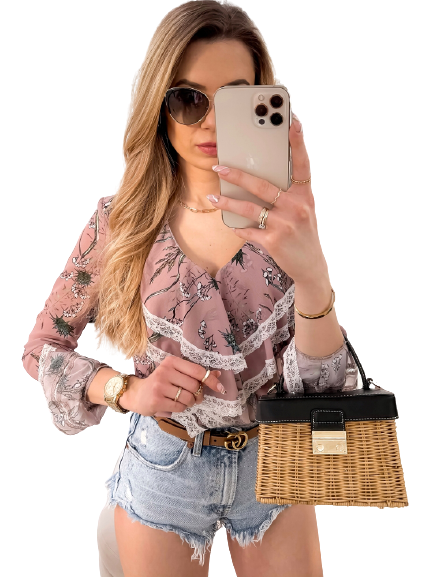 Koszula pudrowa Cocomore cmgBL1168.S14