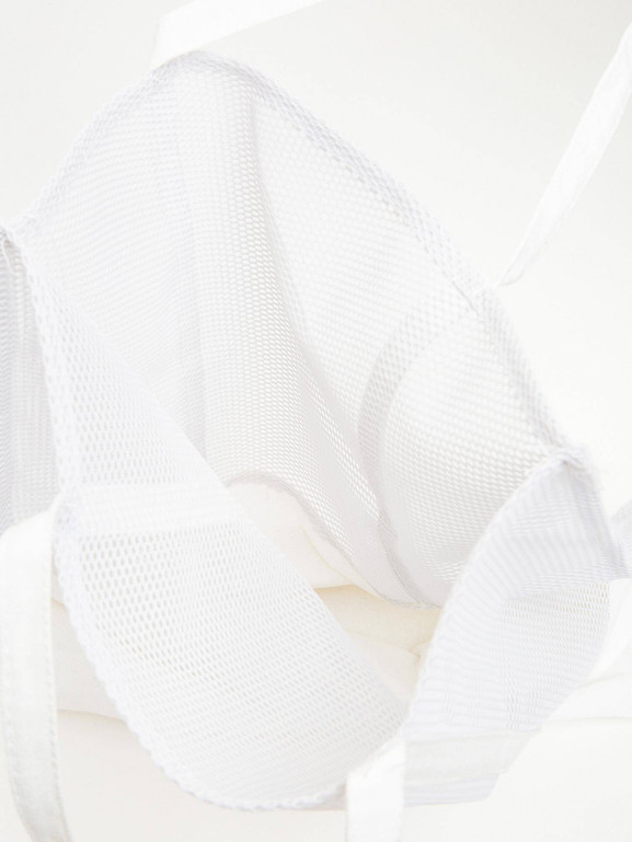 Torba ażurowa biała