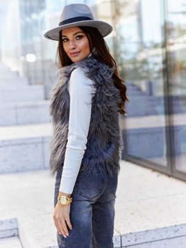 Kamizelka antracytowa Och Bella 2115.R18