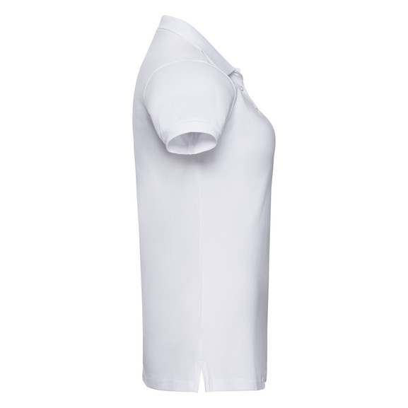 Biała koszuka damska polo Stretch Polo Russell