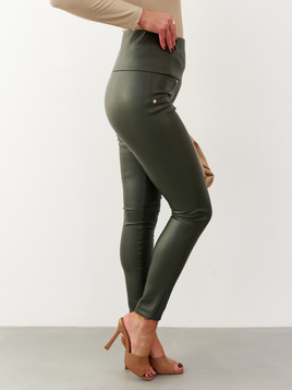 Spodnie zielone By o la la cxp1158.darkgreen