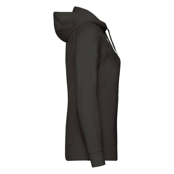 Czarna bluza z kapturem Lady fit Fruit Of The Loom