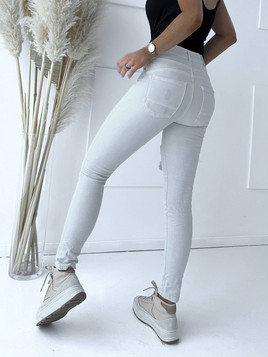 Jeansy beżowe By o la la cxp1216.ltbeige