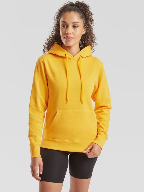 Żółta Błękitna bluza z kapturem Hooded Sweat Fruit of the Loom 