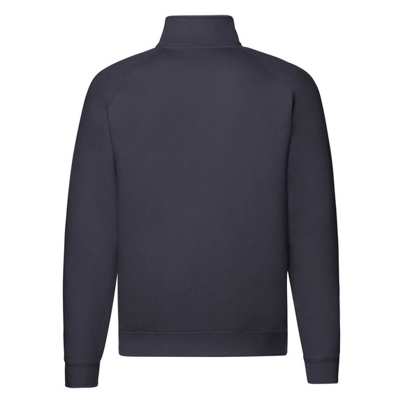 Granatowa bluza męska Zip Neck Sweat Fruit of the Loom