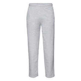 Szare spodnie dresowe męskie Lightweight Open Leg Jog Pants Fruit of the Loom