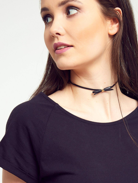 Naszyjnik skajowy z przywieszką w kształcie kokardy