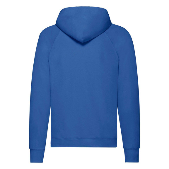 Niebieska bluza męska z kapturem Lightweight Hooded Sweat Fruit of the Loom