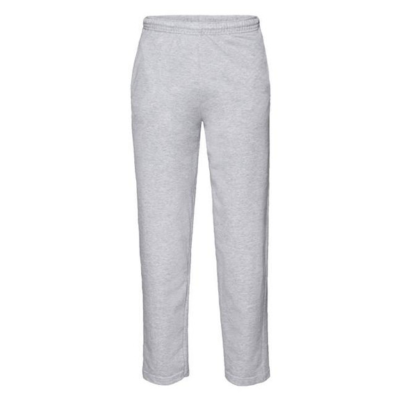 Szare spodnie dresowe męskie Lightweight Open Leg Jog Pants Fruit of the Loom