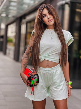 Bluzka seledynowa Cocomore amgTS1434.S05