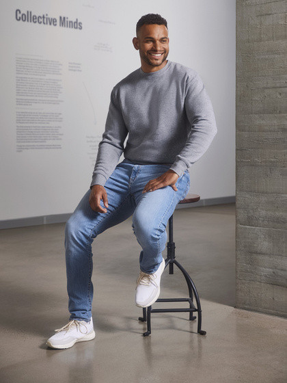 Szara bluza męska Authentic Russell