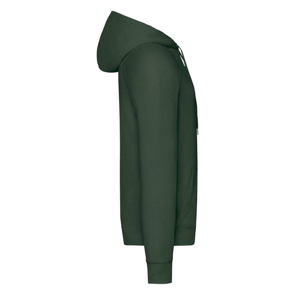 Zielona bluza męska z kapturem Lightweight Hooded Sweat Fruit of the Loom