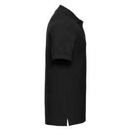 Czarna koszulka polo męska z bawełny Ultimate Russell