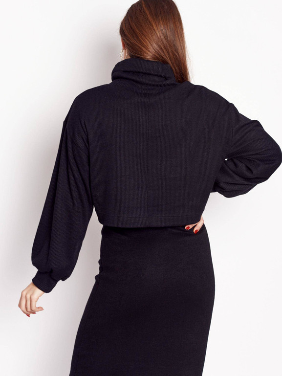 Komplet odzieży czarny Cocomore cmgSK1114.R21