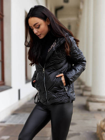 Kurtka czarna Yups cx4292.R21