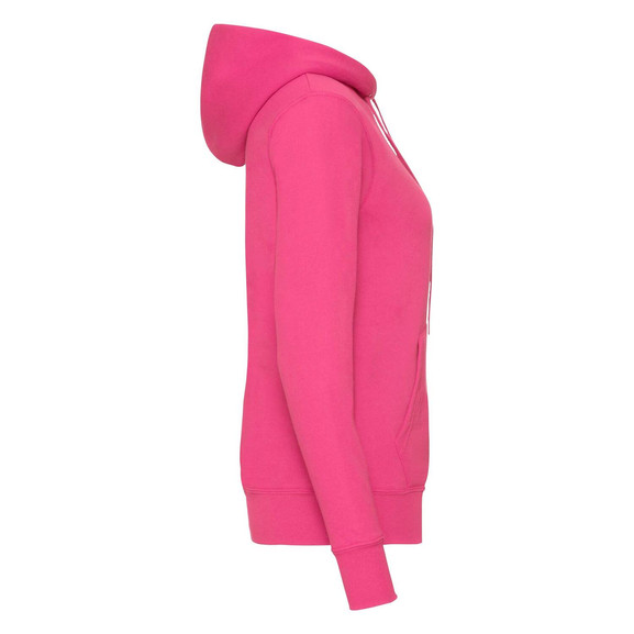 Rózowa bluza z kapturem Hooded Sweat Fruit of the Loom
