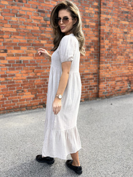 Sukienka beżowa Och Bella BI-25504.beige