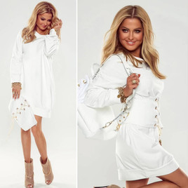 Sukienka biała By o la la cxp1226.white