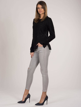 Sweter czarny Yups cmu0476.R21