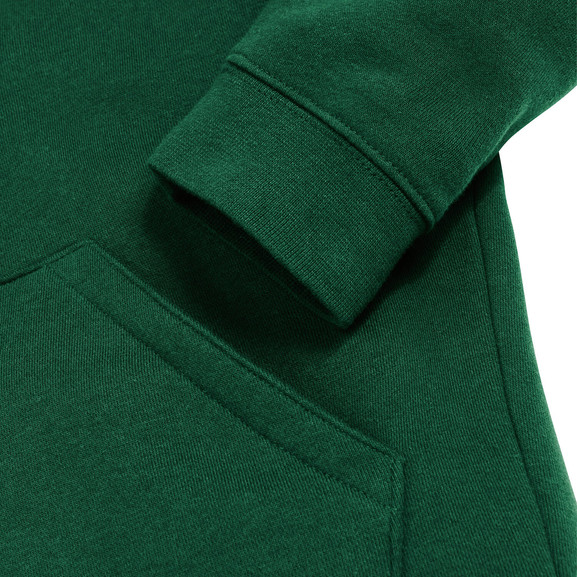 Zielona bluza dziecięca z kapturem Authentic Russell