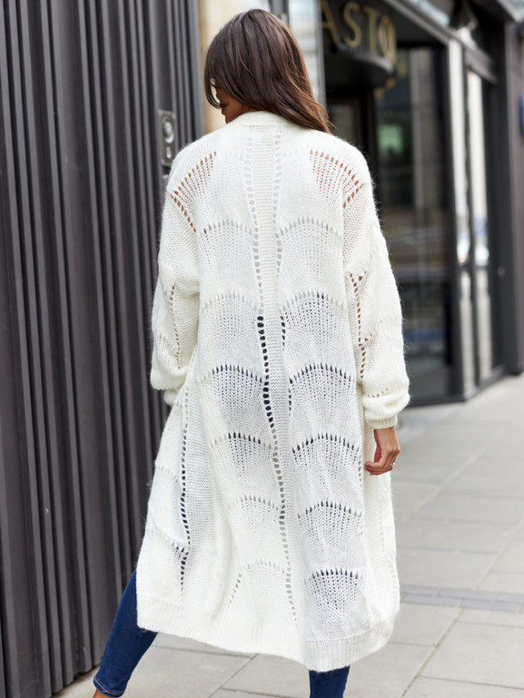Kardigan ecru By o la la cxp1126.ecru