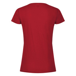 Czerwona koszulka damska Lady fit Oryginal Fruit of the Loom
