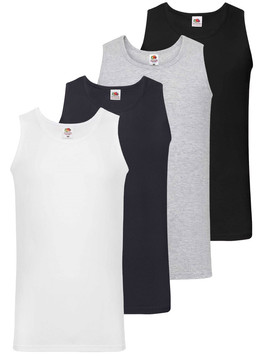 Pakiet 4 koszulek męskich Athletic Vest Fruit of the Loom