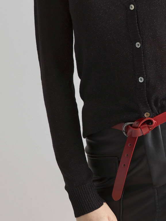 Sweter czarny Yups cmu0511b.R21