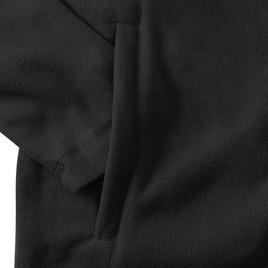 Czarny męski mikropolar niemechacący Russell