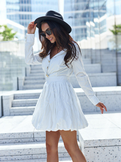 Sukienka ecru By o la la cxp0646.R02