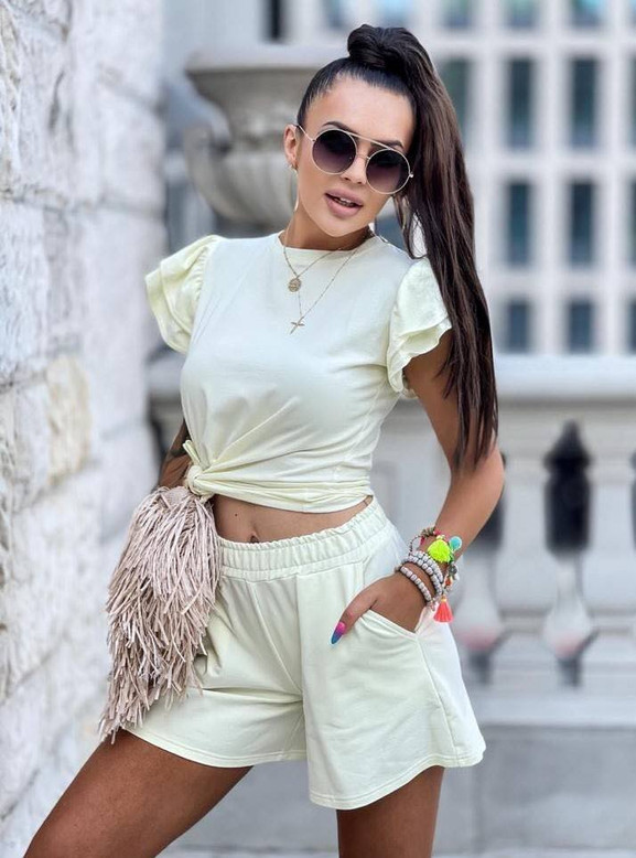 Szorty żółte Cocomore amgSDI1435.S54