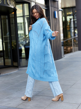 Kardigan niebieski By o la la cxp1126.blue