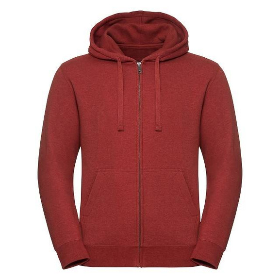 Męska bluza Authentic Melange Zipped Hooded Sweat Russell