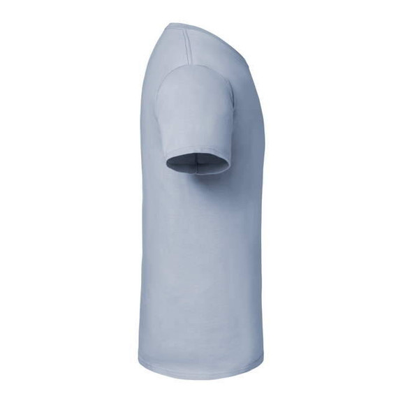 Niebieska koszulka męska Iconic 195 Ringspun Premium Fruit of the Loom