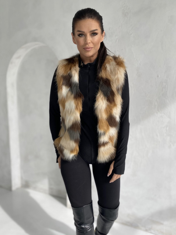 Kamizelka brązowa Yups DT-025.R00