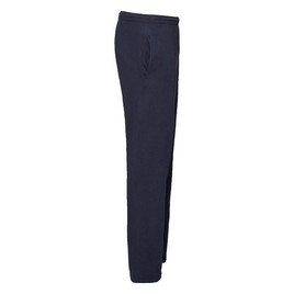 Granatowe spodnie dresowe męskie Lightweight Open Leg Jog Pants Fruit of the Loom