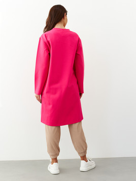 Sukienka amarantowa By o la la cxp1167.amaranth