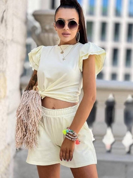 Szorty żółte Cocomore amgSDI1435.S54