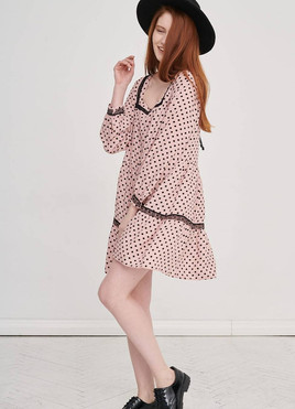 Sukienka różowa Blue Shadow cxp0667.S40