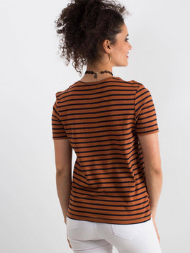 T-shirt brązowy Yups amu0525.R52