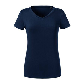 Koszulka damska Pure Organic V-Neck Russell