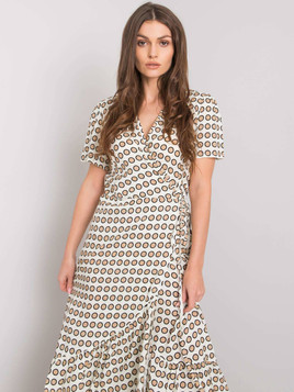 Sukienka beżowa Yups awd5679.R02